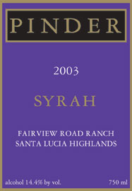 Santa Lucia Highlands Syrah