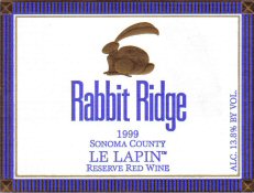 Rabbit Ridge Le Lapin, Sonoma County Reserve