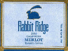 Rabbit Ridge California Merlot