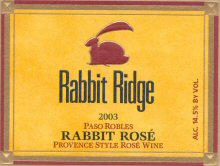 Rabbit Ridge Paso Robles Rabbit Rose'