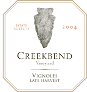 Creekbend Late Harvest Vignoles