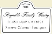 Reynolds Family Winery Reserve Cabernet Sauvignon Stags Leap District