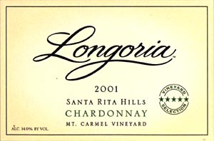 Chardonnay - Santa Rita Hills, Mt. Carmel Vineyard