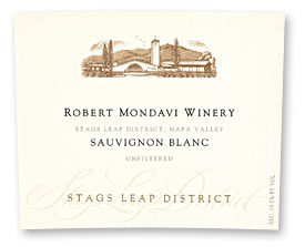 Robert Mondavi Winery Stags Leap District Sauvignon Blanc