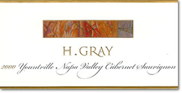 H. Gray Cabernet Sauvignon, Yountville, Napa