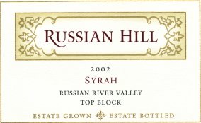 Russian River Valley Top Block Syrah