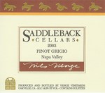 Saddleback Pinot Grigio