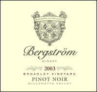 Broadley Vineyard Pinot Noir