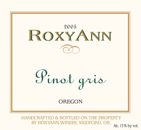 RoxyAnn Pinot Gris