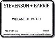 Stevenson Barrie Pinot Noir