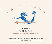 La Sirena Santa Ynez Syrah 