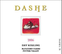 Dashe Cellars Dry Riesling, McFadden Farms
