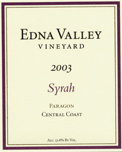 Syrah Paragon Vineyard