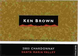 Ken Brown Chardonnay, Santa Maria Valley