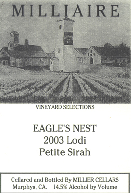 Petite Sirah – Eagle’s Nest