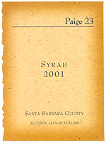 Paige 23 Syrah