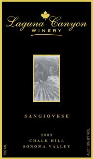 Sangiovese - Chalk Hill, Sonoma