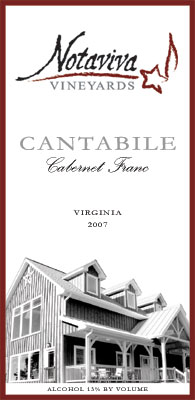 "Cantabile" Cabernet Franc