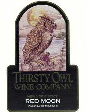 Thirsty Owl Red Moon