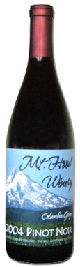 Mt Hood Winery's Pinot Noir