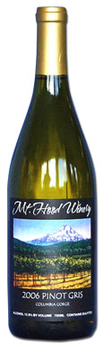 Mt Hood Winery's Pinot Gris