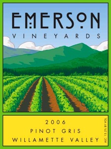 Emerson Vineyards Pinot Gris