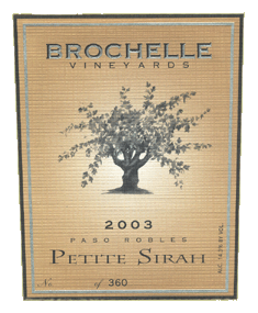 Brochelle Paso Robles Petite Sirah