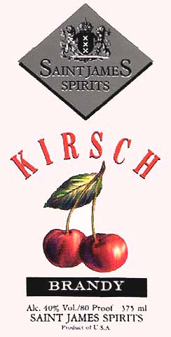 Saint James Spirits Kirsch (Eau de Vie)