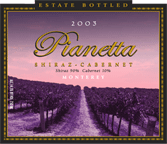 Pianetta Estate Bottled Shiraz-Cabernet
