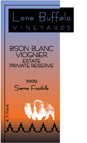 BISON BLANC VIOGNIER ESTATE PRIVATE RESERVE