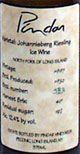 Johannisberg Riesling Ice Wine