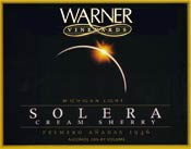 Solera Cream Sherry Dessert Wine